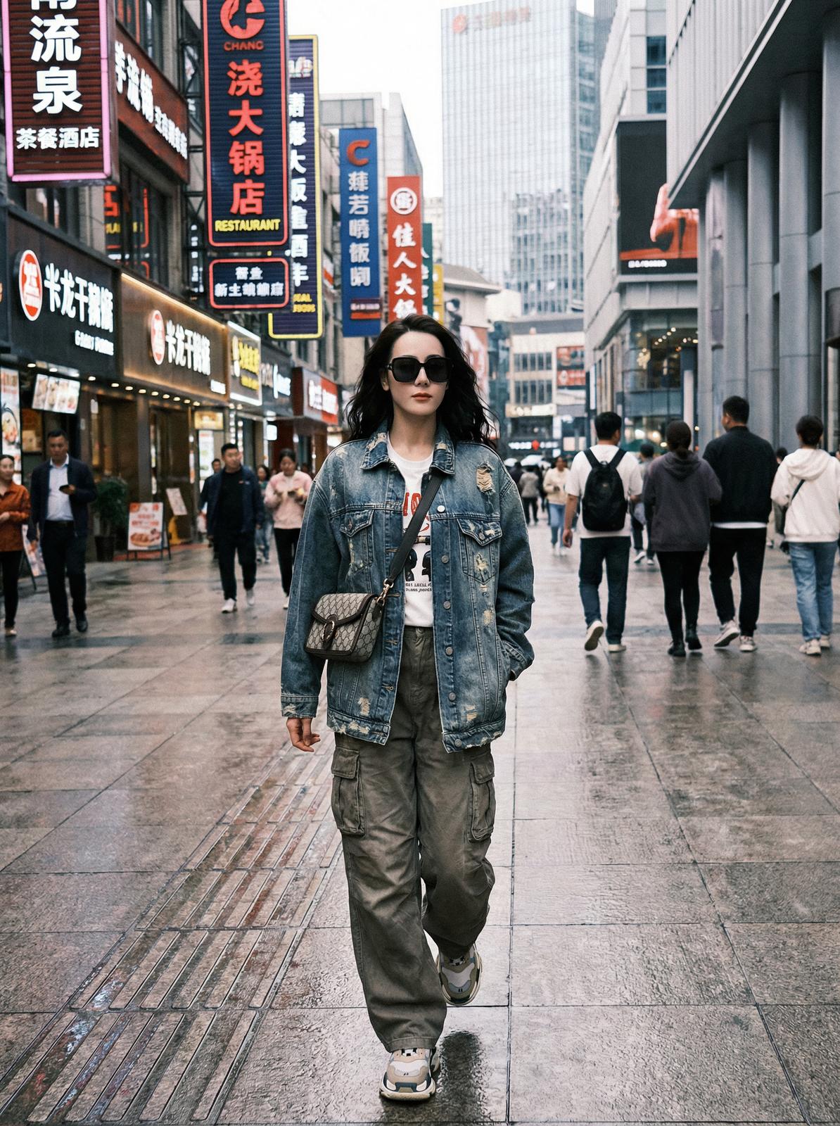 小马拉大车街拍纪实视频