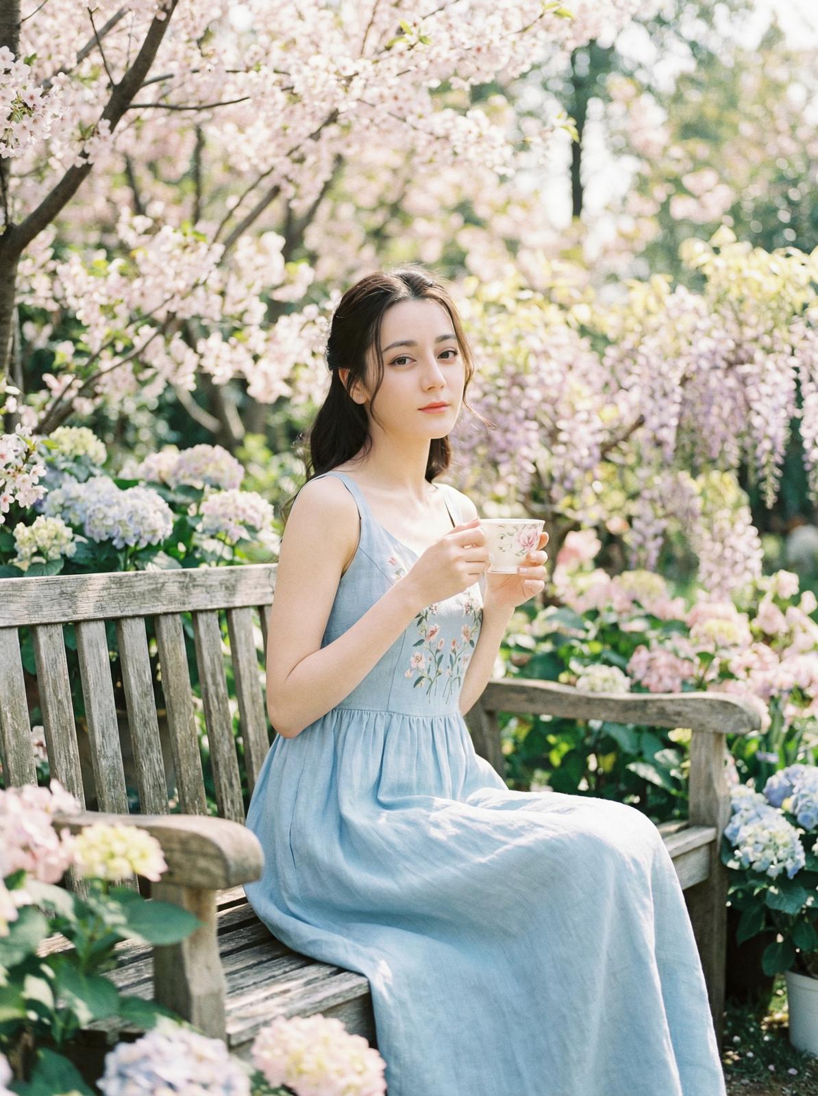 小马拉大车花园写真